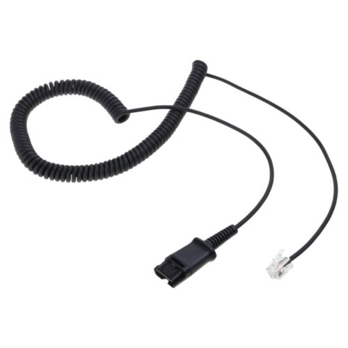Replacement Telephone Headsets Cable for QD J100, 1600, 9600