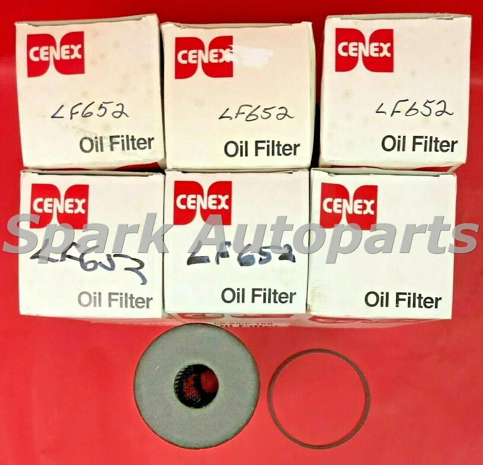 Estuche de 6 filtros de aceite de motor CENEX CO-88/P-166 para Chevrolet Blazer, camioneta C10 Foto 3 de 3