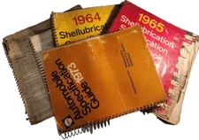 5 Gas Station car manuals books 1964 '65 73 SHELL OIL Bundle lot Shellubrication