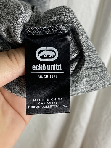 ECKO UNLTD Mens Short Sleeve Gray T-Shirt Size 4XL 4X Big & Tall - Picture 5 of 9