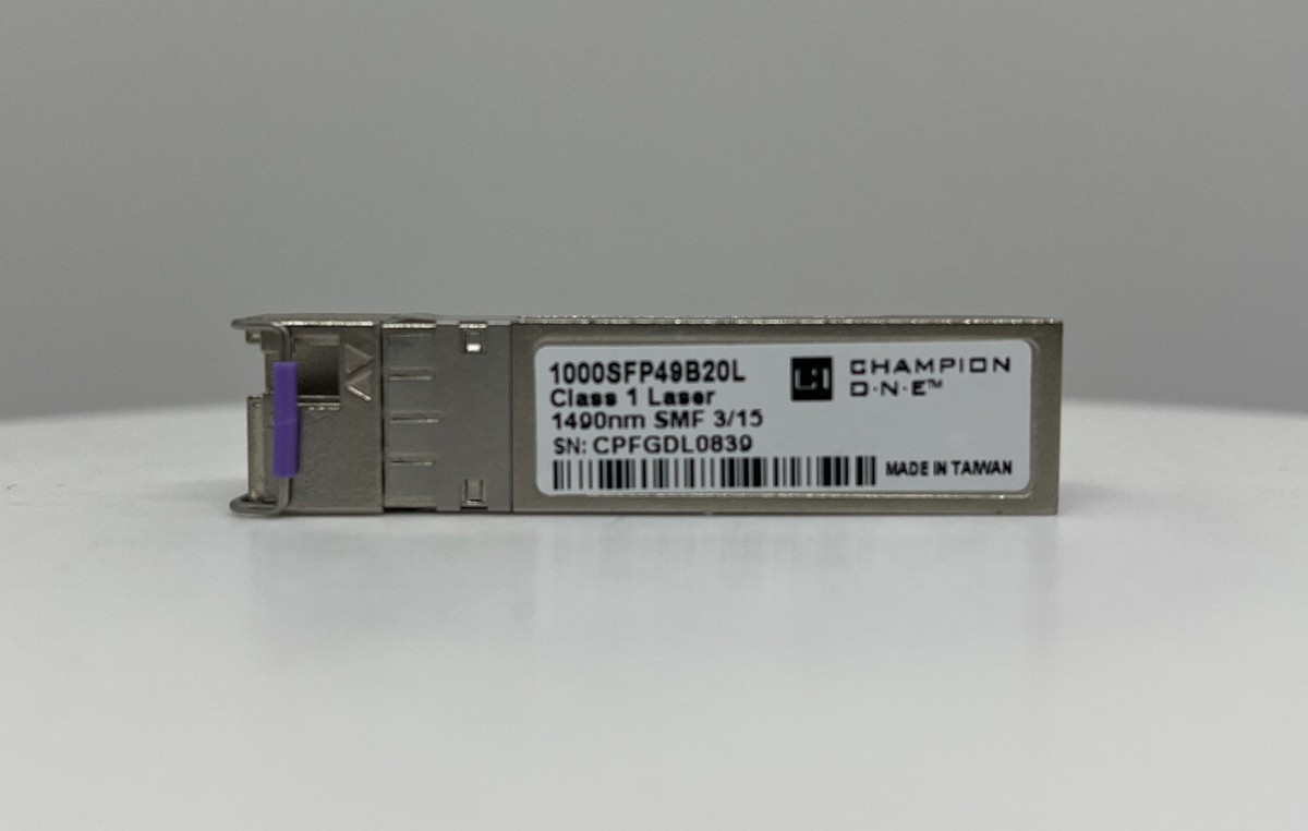ルルーシュ phr-990.1240 Champion 1000SFP49B20L 1GB 1490nm SMF SFP Transceiver | eBay