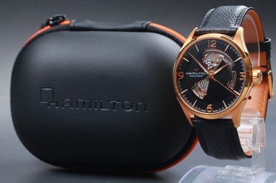 [NEAR MINT w/ Case] Hamilton Jazzmaster Open Heart H327350 41mm AT Herrenuhr