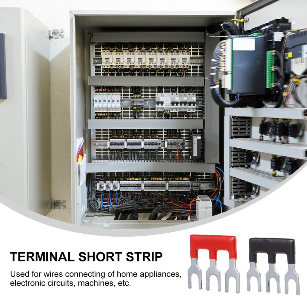 20 Pezzi Terminale Connettore Corto Doppia Fila Striscia Vite Strisce Corto