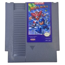 Mega Man 5 Nintendo NES Capcom 1992 Video Game Cartridge NES-MZ-USA Authentic