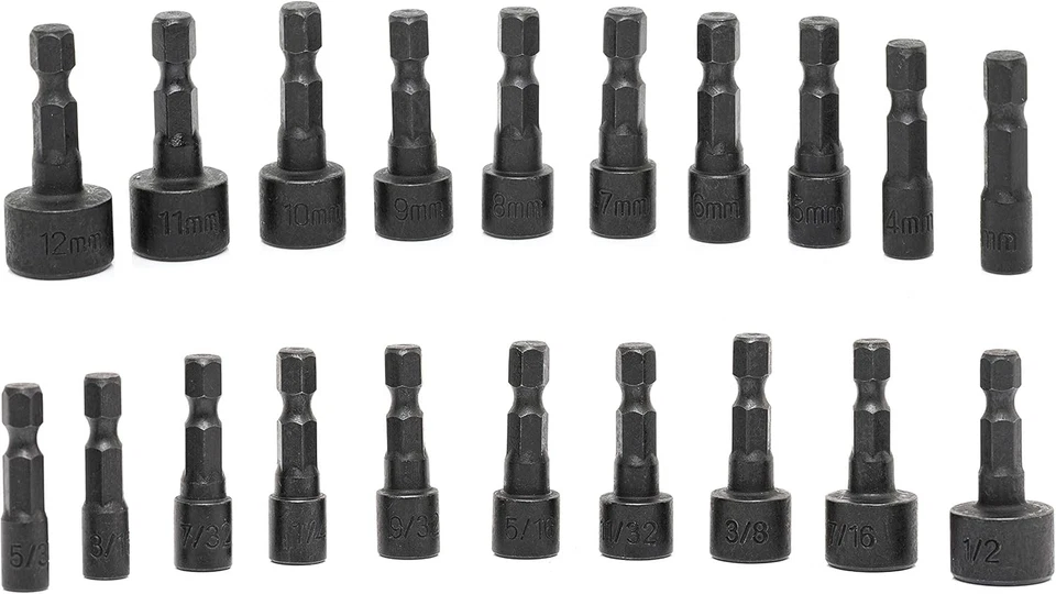 NEIKO 10068A Nut Driver Set, For Impact Drill Bit, Sae and Metric - Image 2 of 4