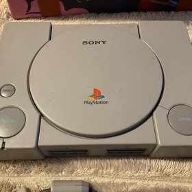 Sony PlayStation 1 PS1 Console Bundle SCPH-9001 - TESTED w/14 Games