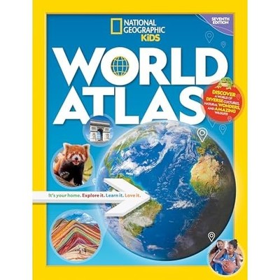 National Geographic Kids World Atlas, 7th Edition -  NEW National Geogra 2025