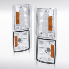 Fit 1994-1998 Gmc Ck Sierra Yukon Corner Lights Signal Lamps Leftright 94-98