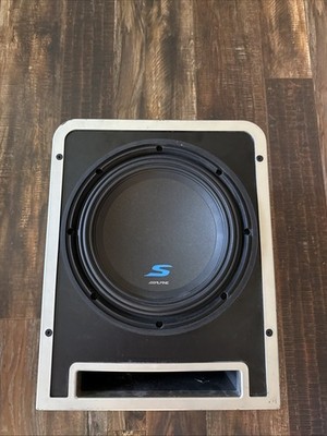 Alpine S-SB10V 10 Inch 600W Pre-Loaded S-Series Linkable Subwoofer Enclosure