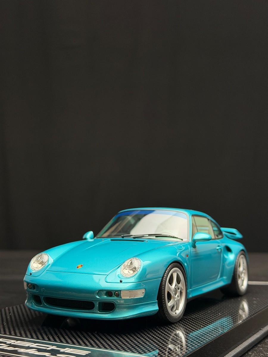Porsche 911 Turbo S (Blue) [Dino Model] 1/18 scale | eBay