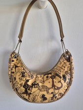 Borsa a tracolla Piero Guidi Magic Circus in pelle marrone