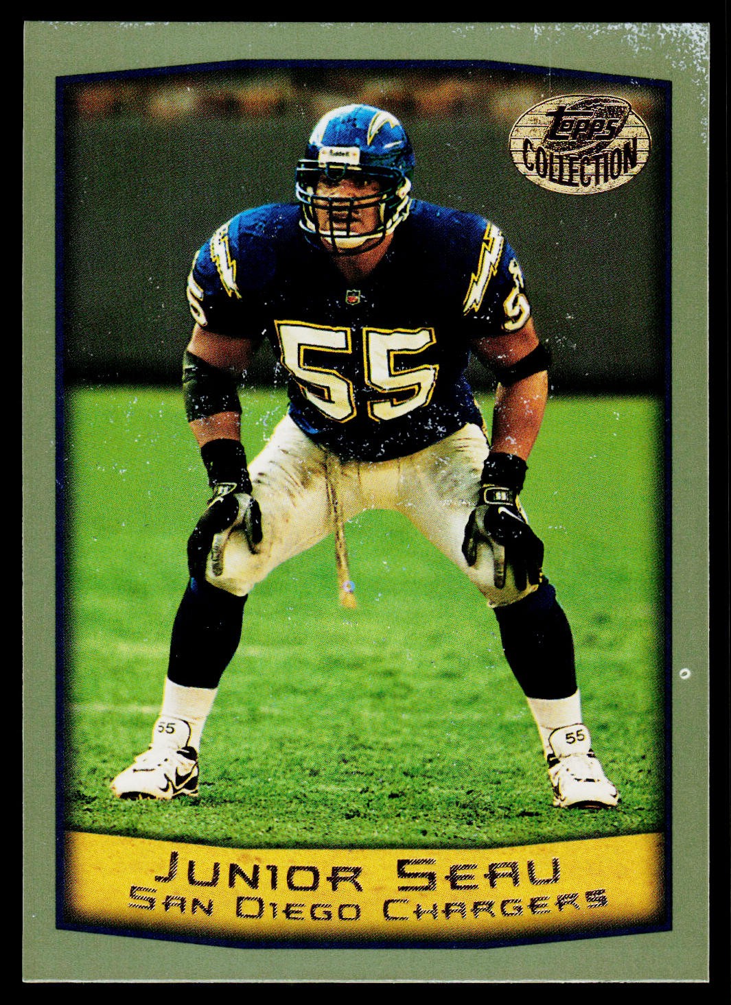 Junior Seau, 1999 Topps, #7, San Diego Chargers,