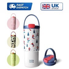 Stylish 750ml Insulated Water Bottle with Straw - Ideal for Sports & Travel