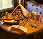 Playmobil Ancient Egypt Pyramid Set Lot Figures Boat Sphinx Tomb Accessories Vtg