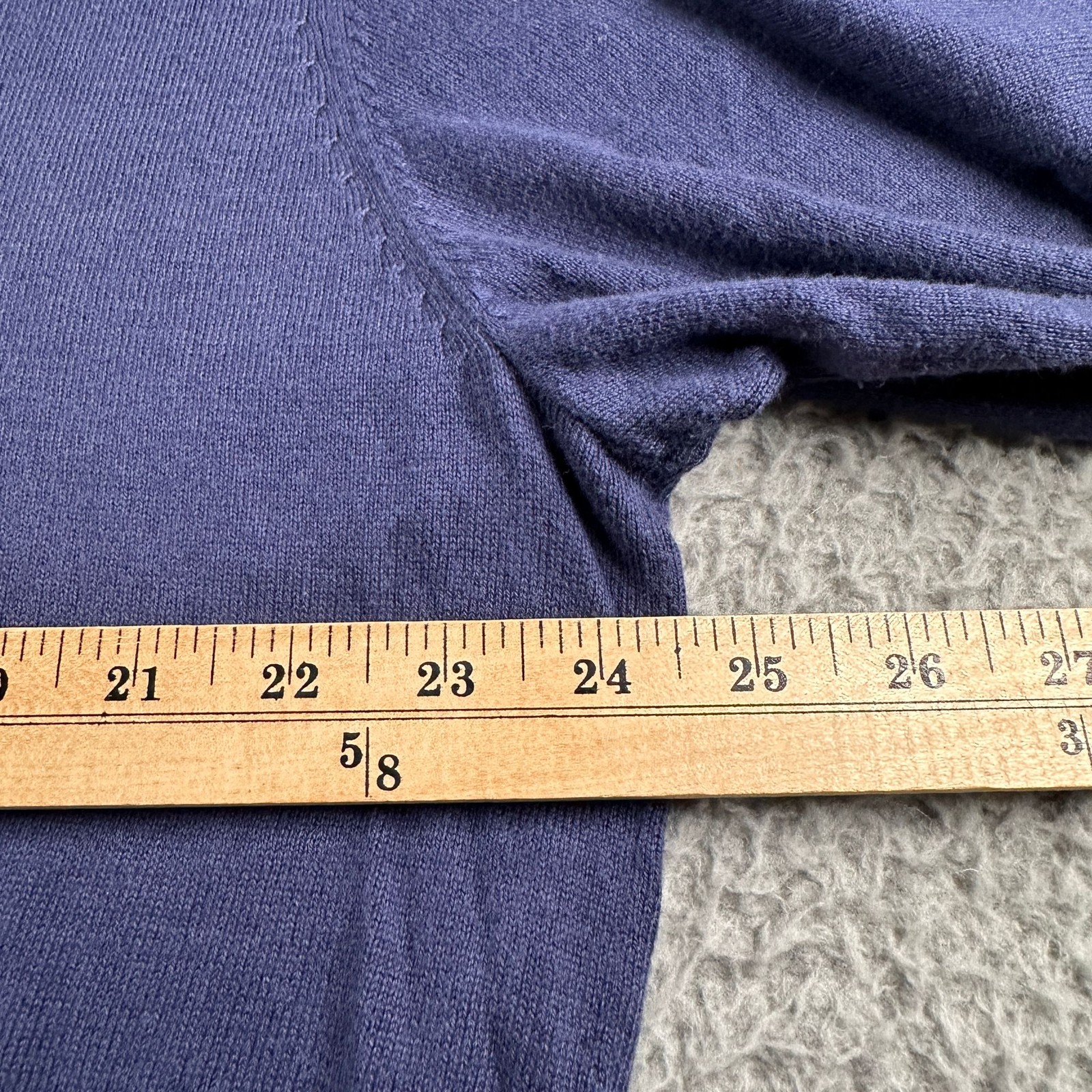 Criquet Sweater Mens XXL Navy Crewneck Cotton Cashmere Pocket Golf Activewear