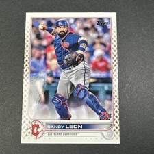 2022 Topps Gold Stars # 353 - Sandy Leon - Cleveland Guardians