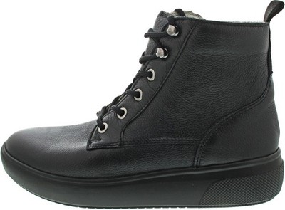 Waldläufer H-Vivien Damen Schnürstiefel schwarz