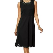 Talbots Dress Womens Size 6 Black Cocktail LBD Date Work Office Minimal Career