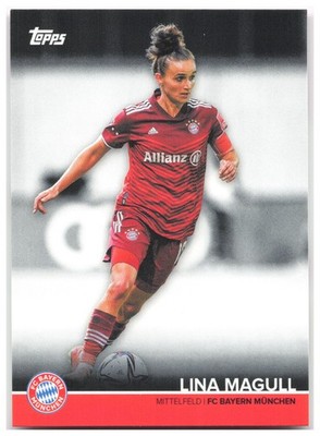 Lina Magull 2021-22 Topps FC Bayern München Team Set BCW-LM FC Bayern Munchen (w