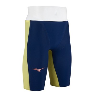Mizuno GX Sonic Royal N2MBD001 PW MT SF Swimsuit Navy Yellow Japan