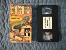 Dinosaur! Christopher Reeve Documentary VHS Video Tape 1993 Live T Rex Dinos
