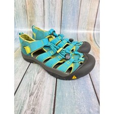 Keen Kids Newport H2 Water Sandals Turquoise Blue Lime Green Size 4 Youth