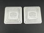2 Geiger Edelmetalle 1 oz .999 Silver Consecutive Serial Feinsilber Bar Schloss