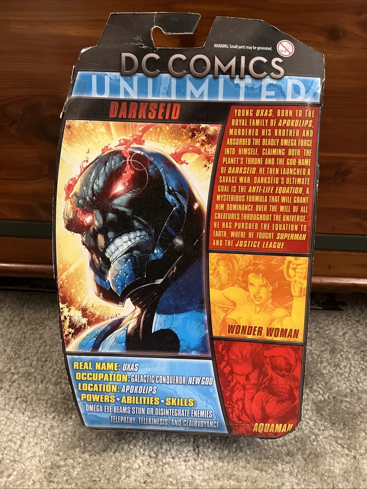 Figura de acción Mattel DC Comics Unlimited: Darkseid 6" nueva en caja (nueva en caja) Foto 2 de 4