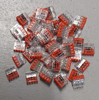 WAGO Klemmen 2273-204 50 Stück - Verbindungsklemme - 0,5 - 2,5mm²