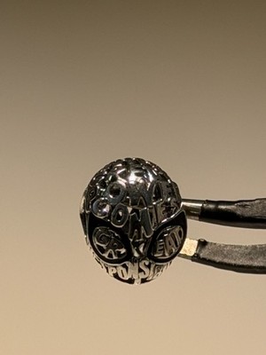 Brand New Pandora Marvel Spider-Man Mask Sterling Silver Charm