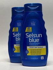 Selsun Blue Itchy Dry Scalp Anti-Dandruff Shampoo, 11 Oz. Each  Pack of 2 