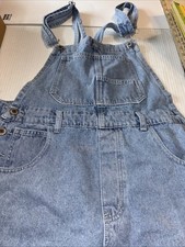 Wish List Denim 90  s Bib Overall Shorts, Medium