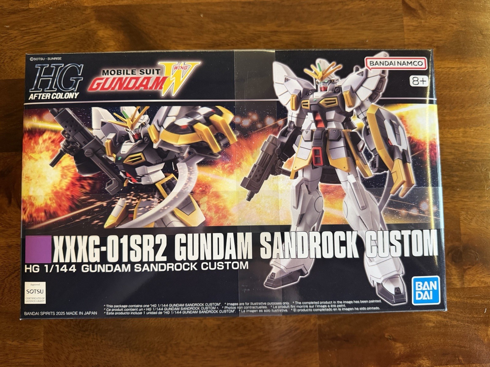 Bandai HGAC 1/144 XXXG-01SRC Gundam Sandrock Custom Model Kit