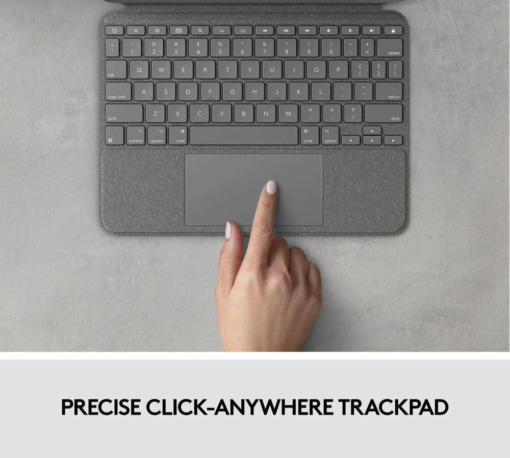 Logitech Combo Touch Backlit Keyboard for iPad, iPad AIR & i