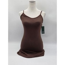 Wild Fable Brown Cami Mini Dress Size S Adjustable Straps NWT 101-515