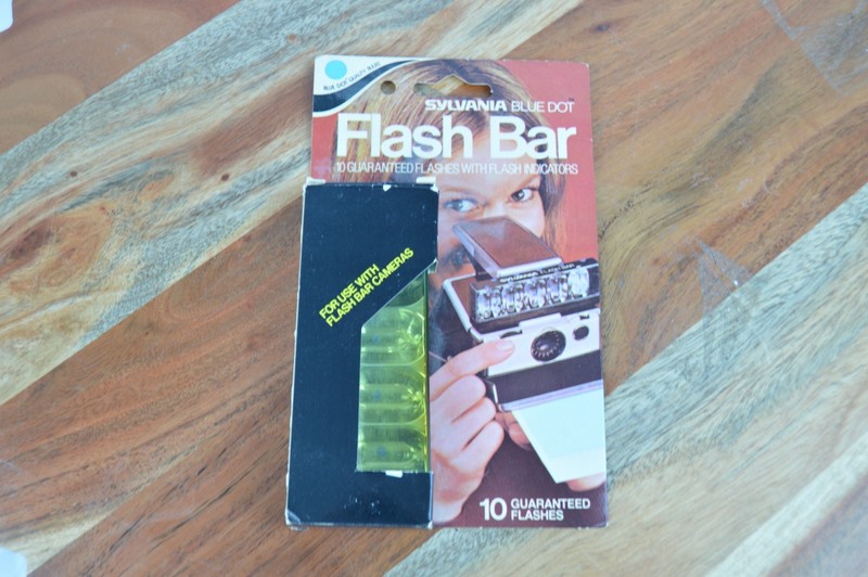 SYLVANIA Flash Bar Blue Dot 10 Incandescent Bulbs for Polaroid SX-70