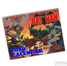 Batman Calendar (2026) - Bronze Age Art - Joker, Scarecrow, Two Face, Catwoman