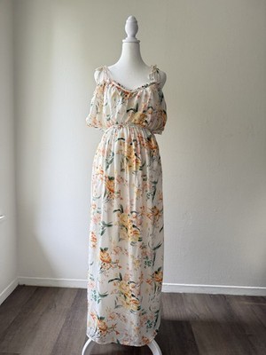 strapless pink maxi dress Petal and Pup Women's Anabella Strapless Maxi Dress