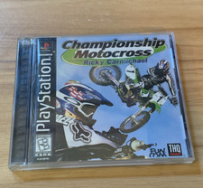 THQ Championship Motocross ft. Ricky Carmichael PS1 Racing NTSC-U/C E Manual