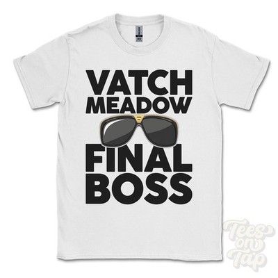 T-SHIRT VATCH MEADOW FINAL BOSS lustig Weihnachtsgeschenk Romsey Hampshire England Ibiza