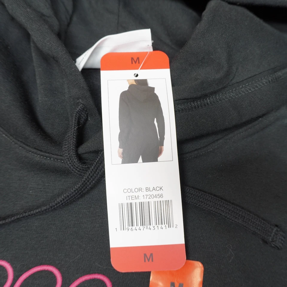 FILA Sudadera con Capucha Mujer Negra Mediana Algodón Pullover Sudadera Foto 4 de 4