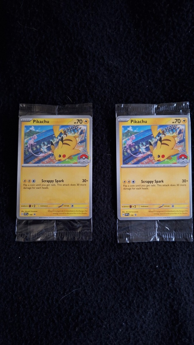 Pokemon Pikachu SVP 190 Scarlet & Violet Promo World Championship