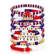 250 Anniversary USA Merchandise 4th of July Outfits for Women Men Teens Red W...