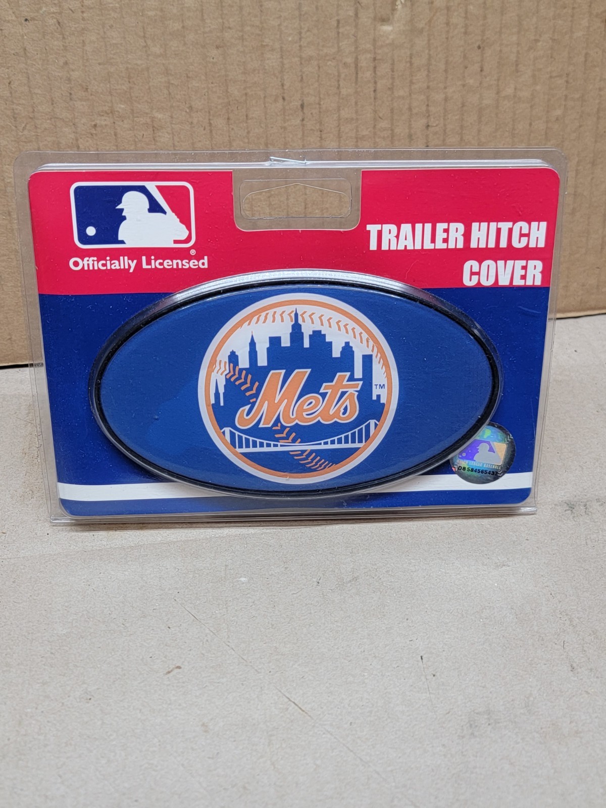 NOS New York Mets Trailer Hitch Cover 2" Receiver ABS Plastic MLB Licensed