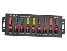 1 in 8 Out 40Amp Connector Power Splitter Distributor Source Strip Module