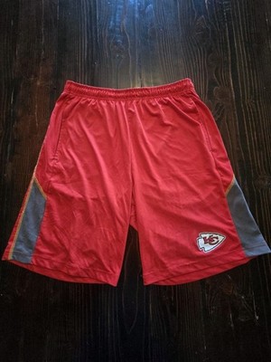 Men's Kansas City Chiefs Shorts NFL Team Apparel Size M  TX3 Cool Red