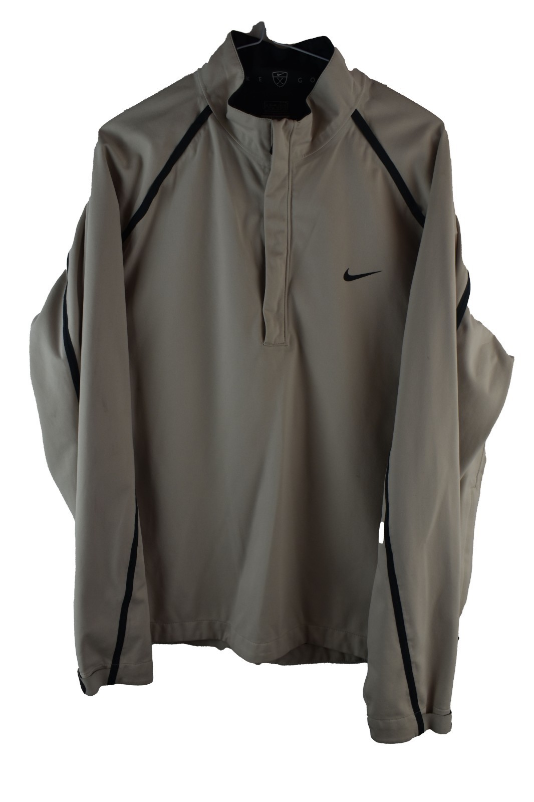 SACAI X NIKE Giacca Nike Golf Uomo 1 4 Zip Beige Sportiva Softshell Vento Pioggia Taglia L