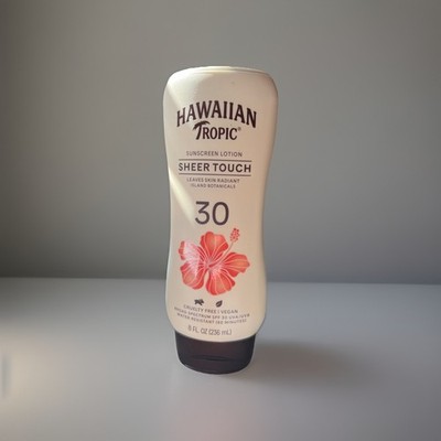 Hawaiian Tropic Sheer Touch Sunscreen, Broad-Spectrum SPF 30 NEW