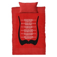 Parure de lit BELLA CIAO LYRICS housse LA CASA DE PAPEL money heist 140 x 200 cm