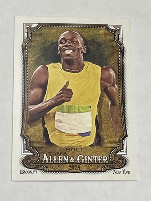 2024 Topps Allen & Ginter Baseball #208 - Usain Bolt -Jamaican Sprinter